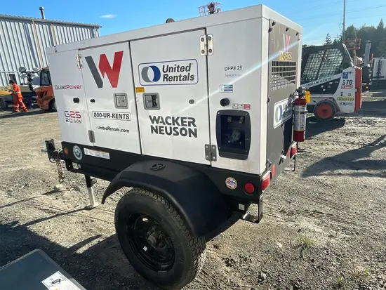 2022 Wacker Neuson G25 T4F Diesel Generator