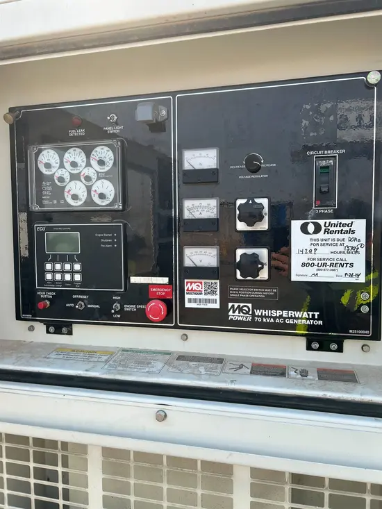 2020 Multiquip DCA70SSIU4F Diesel Generator