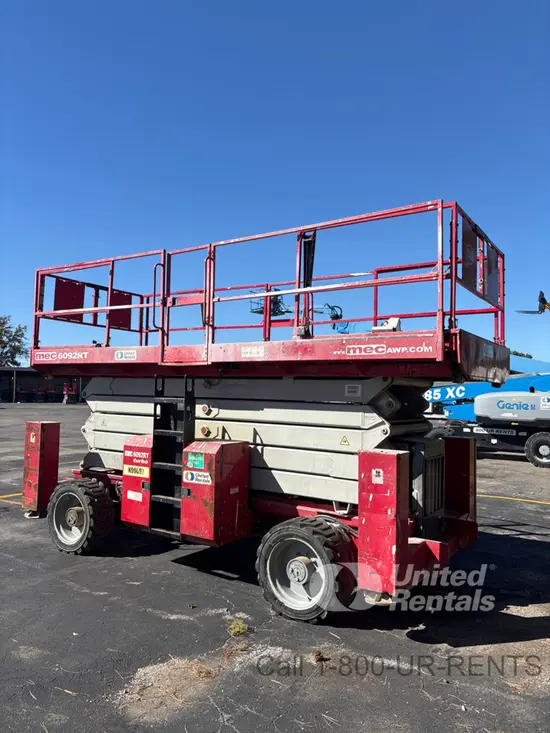 2017 MEC 6092RT Rough Terrain Scissor Lift
