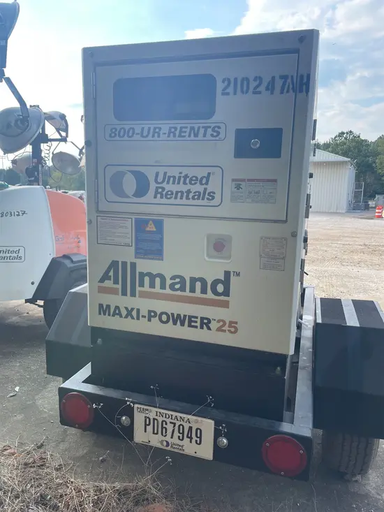 2018 Allmand MP25 Diesel Generator