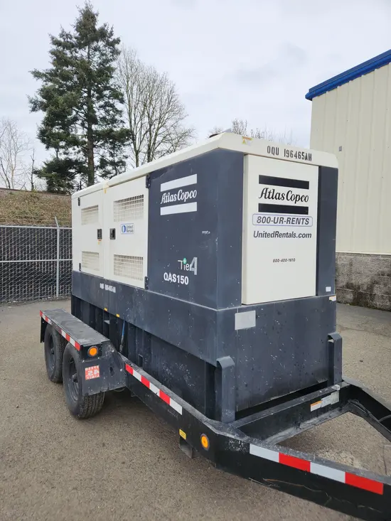 2017 Atlas Copco QAS150 Diesel Generator