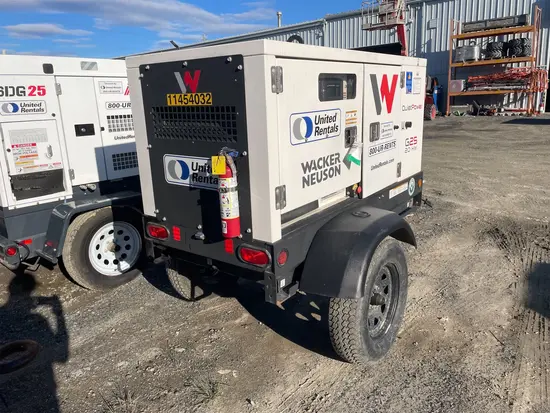 2022 Wacker Neuson G25 T4F Diesel Generator