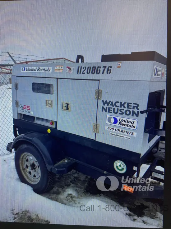 2021 Wacker Neuson G25 T4F Diesel Generator
