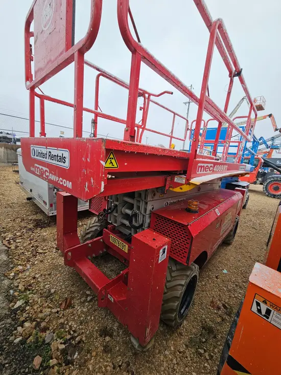 2019 MEC 4069RT Rough Terrain Scissor Lift
