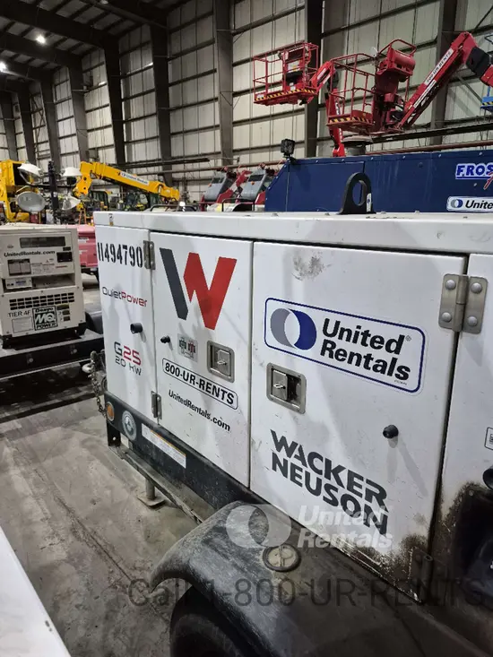 2022 Wacker Neuson G25 T4F Diesel Generator