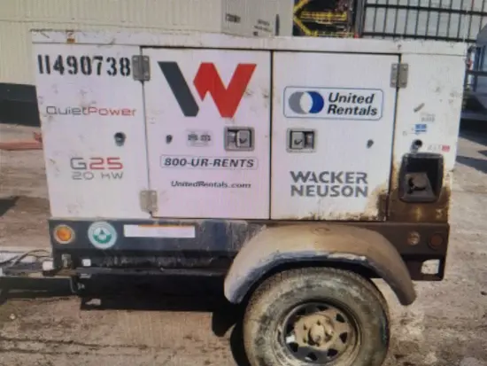 2022 Wacker Neuson G25 T4F Diesel Generator