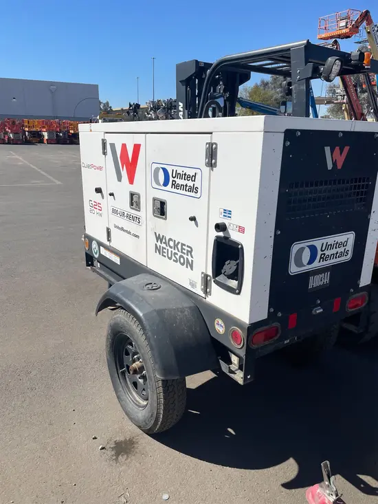 2022 Wacker Neuson G25 T4F Diesel Generator