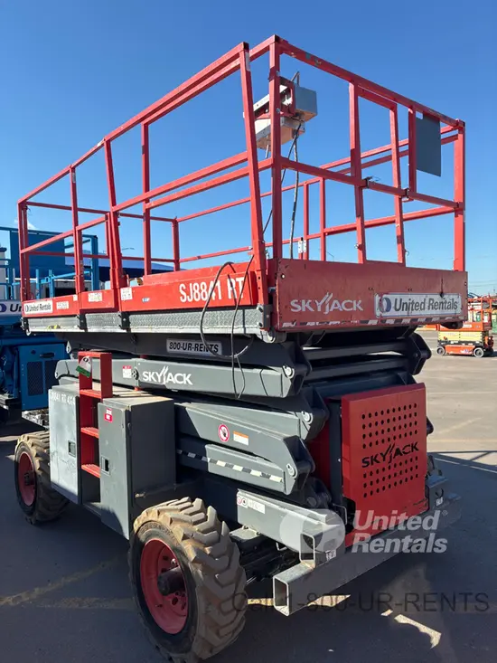 2017 Skyjack SJ8841RT Rough Terrain Scissor Lift
