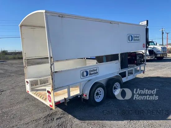 2016 Brock's Trailers 16' COOLING Evaporative Cooling Fan