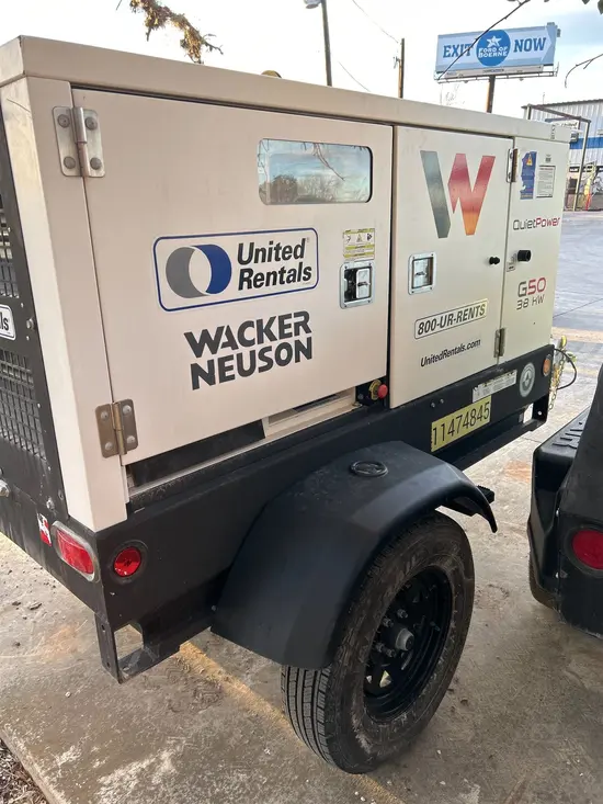 2022 Wacker Neuson G50 T4F Diesel Generator