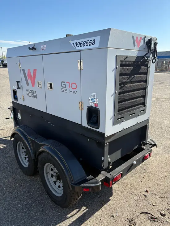 2019 Wacker Neuson G70 T4F Diesel Generator