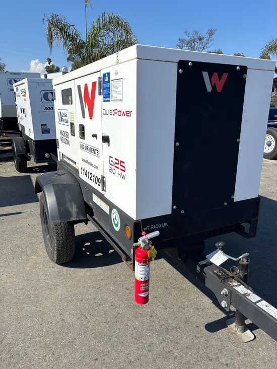 2022 Wacker Neuson G25 T4F Diesel Generator