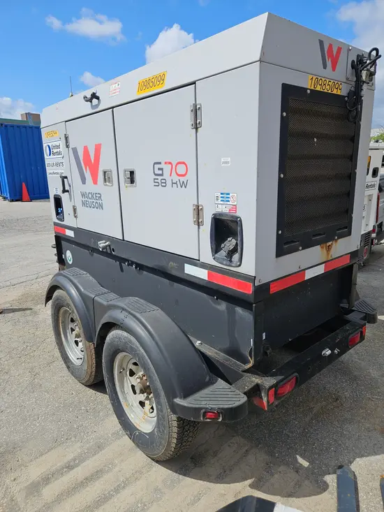 2019 Wacker Neuson G70 T4F Diesel Generator