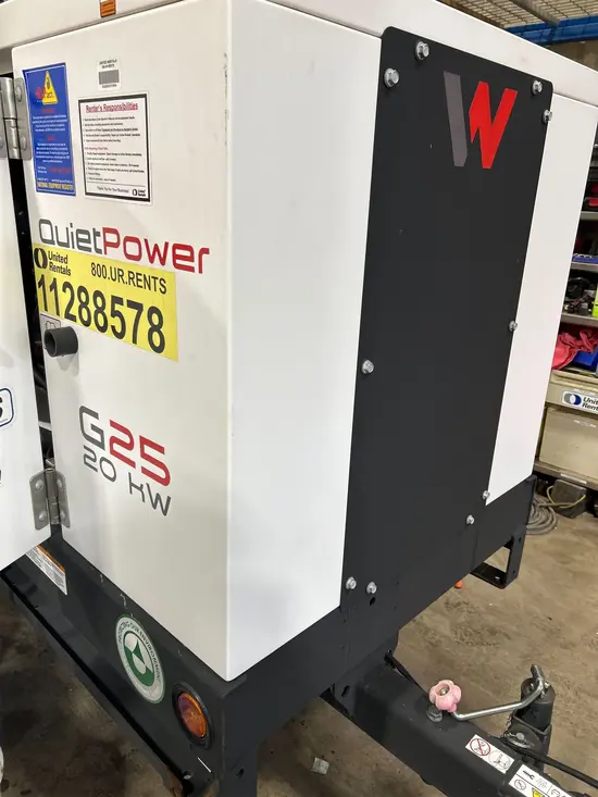 2021 Wacker Neuson G25 T4F Diesel Generator