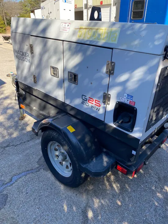 2017 Wacker Neuson G 25 Diesel Generator