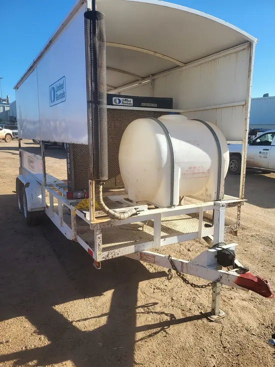 2016 Brock's Trailers 16' COOLING Evaporative Cooling Fan