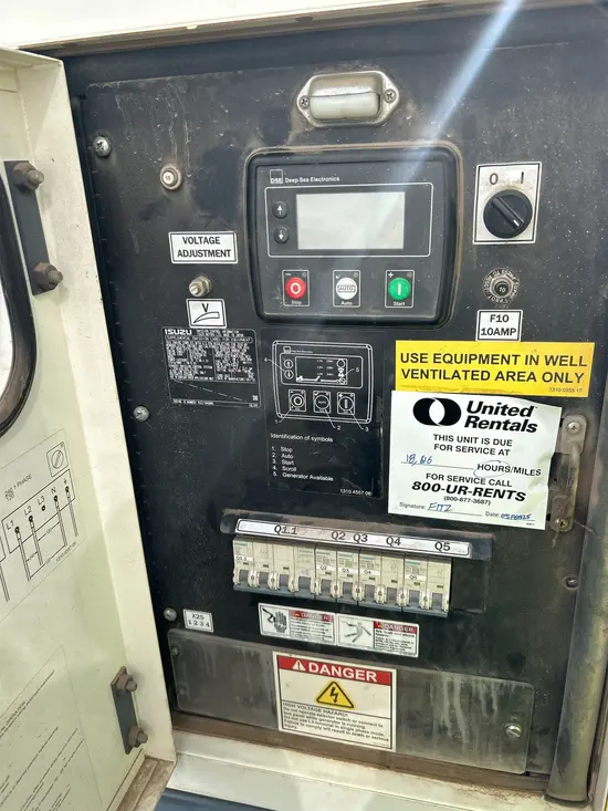 2017 Atlas Copco QAS25 Diesel Generator