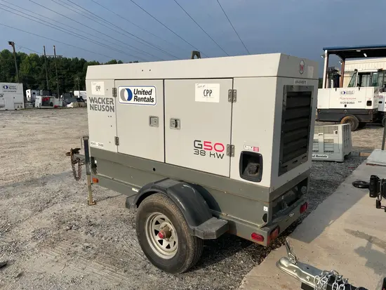 2014 Wacker Neuson G 50 Diesel Generator