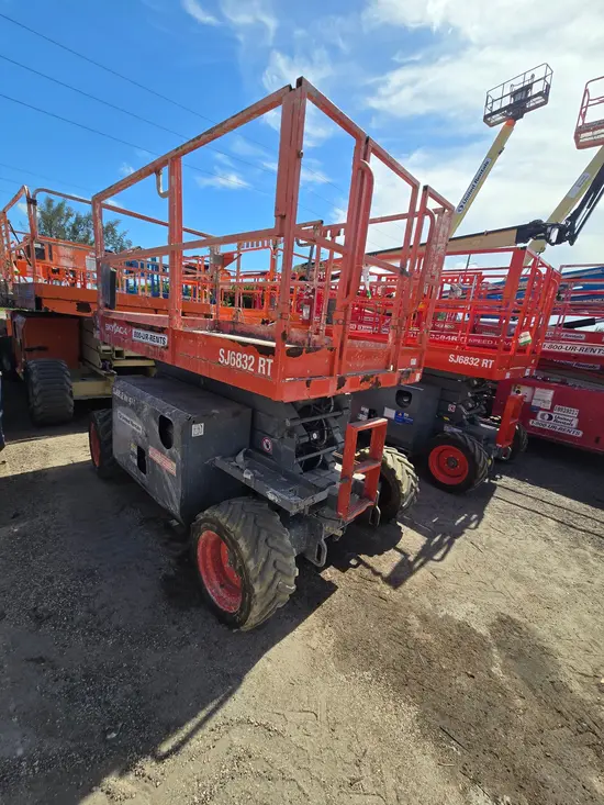 2017 Skyjack SJ6832RT Rough Terrain Scissor Lift
