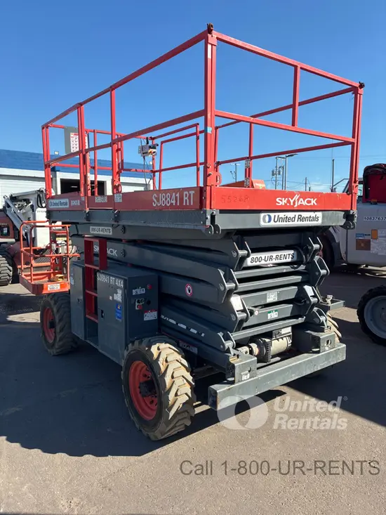 2017 Skyjack SJ8841RT Rough Terrain Scissor Lift