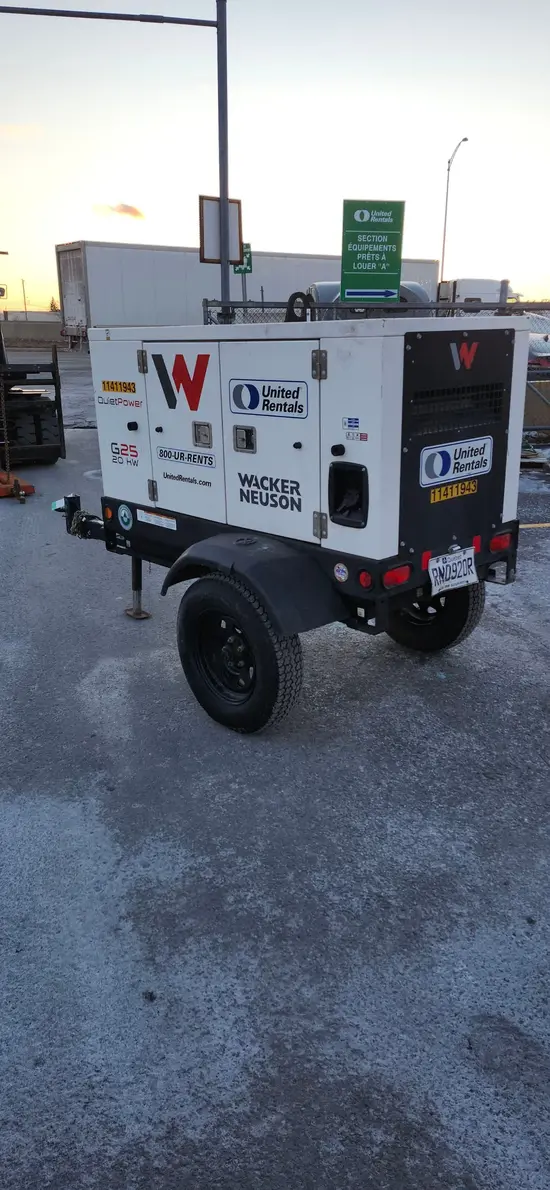 2022 Wacker Neuson G 25 Diesel Generator