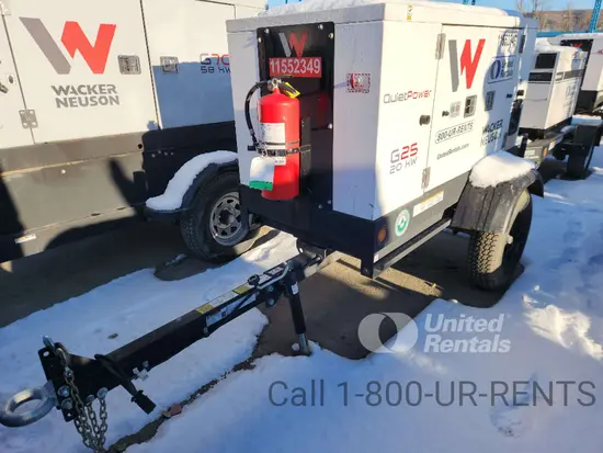 2022 Wacker Neuson G25 T4F Diesel Generator