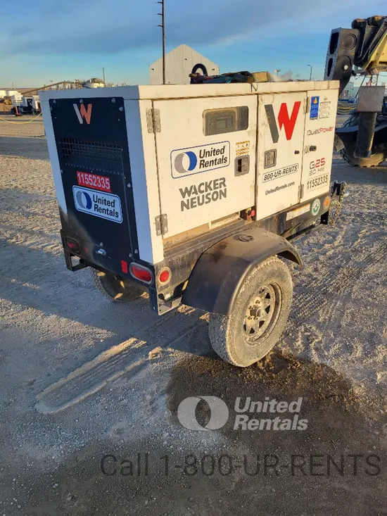2022 Wacker Neuson G25 T4F Diesel Generator