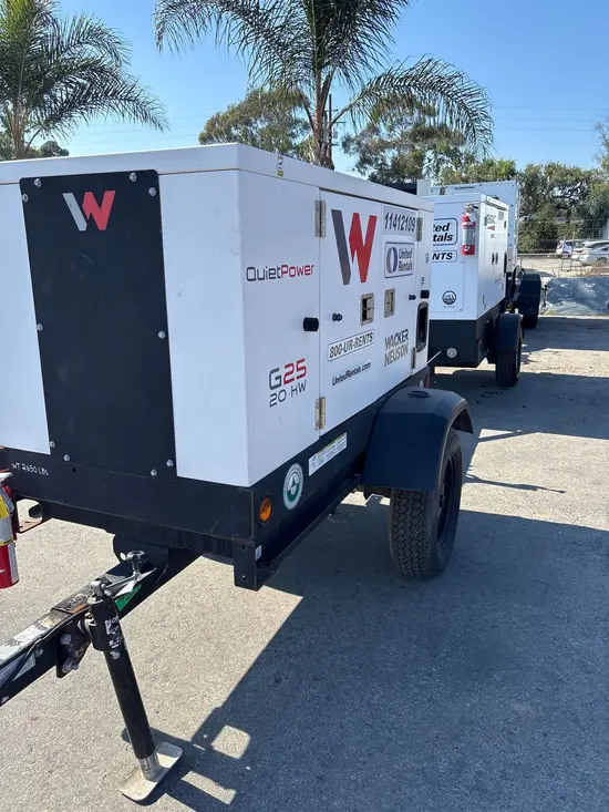 2022 Wacker Neuson G25 T4F Diesel Generator