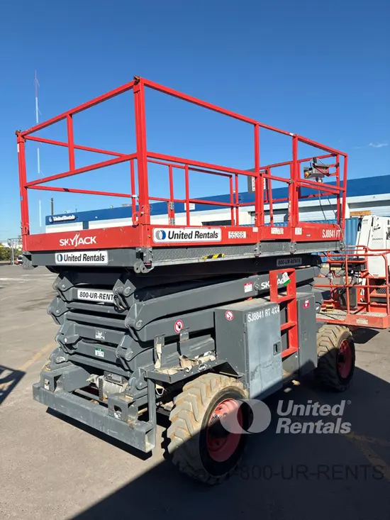 2017 Skyjack SJ8841RT Rough Terrain Scissor Lift