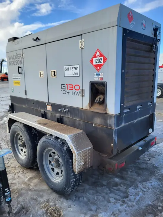 2019 Wacker Neuson G130 Diesel Generator