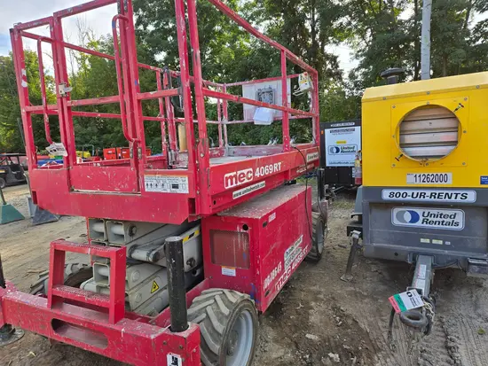 2017 MEC 4069RT Rough Terrain Scissor Lift
