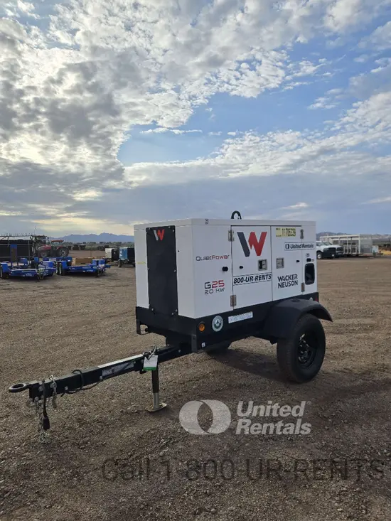 2023 Wacker Neuson G25 T4F Diesel Generator