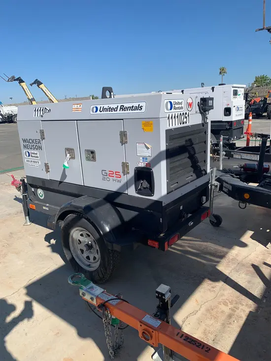 2020 Wacker Neuson G25 T4F Diesel Generator