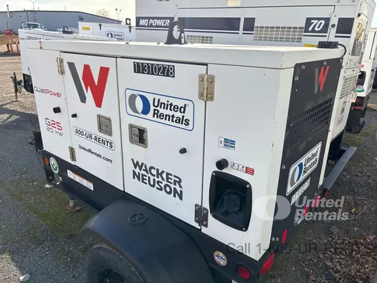 2021 Wacker Neuson G25 T4F Diesel Generator