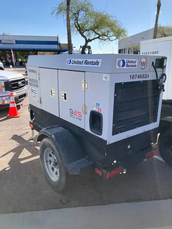 2018 Wacker Neuson G25 T4F Diesel Generator