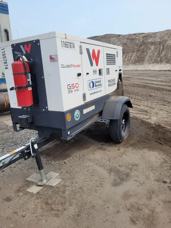 2023 Wacker Neuson G50 T4F 600V Diesel Generator