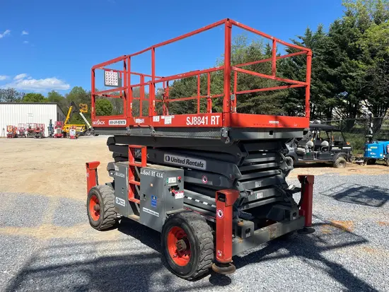2018 Skyjack SJ8841RT Rough Terrain Scissor Lift