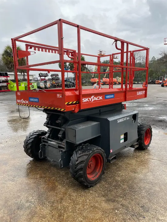 2018 Skyjack SJ6832RT Rough Terrain Scissor Lift