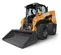 Orange and black Case Skid Steer