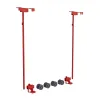 Red ZND Sliding Vehicle Gate Kit, Double