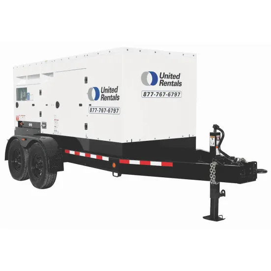 White 200kW towable generator