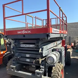 2018 Skyjack SJ8841RT Rough Terrain Scissor Lift