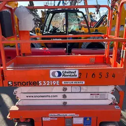 2018 Snorkel S3219E Scissor Lift