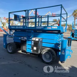 2017 Genie GS-4390 RT Rough Terrain Scissor Lift