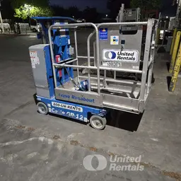 2019 Genie GR-12 Self-Propelled One-Person Lift