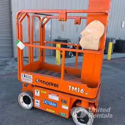 2019 Snorkel TM16E Self-Propelled One-Person Lift