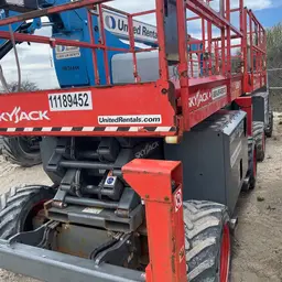 2021 Skyjack SJ6826RT Rough Terrain Scissor Lift