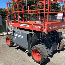 2018 Skyjack SJ6826RT Rough Terrain Scissor Lift