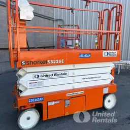 2019 Snorkel S3226E Scissor Lift