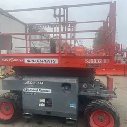2018 Skyjack SJ6832RT Rough Terrain Scissor Lift